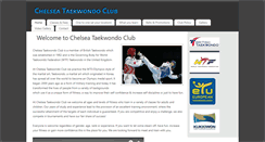 Desktop Screenshot of chelseataekwondoclub.com